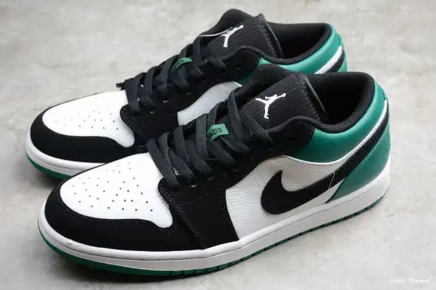 Kick Theory White Air Green Mystic 1 553558-113 Black Jordan Low 0625